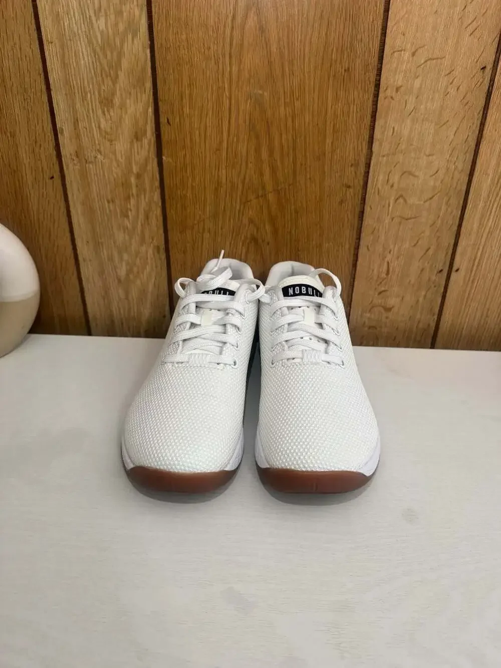 NOBULL Outwork Trainers White Gum Sole Unisex Athletic Shoes